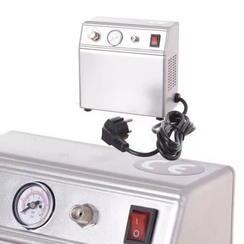 Compresor Airbrush cu Regulator și Manometru pentru Salone de Înfrumusețare și Ateliere AS16-3