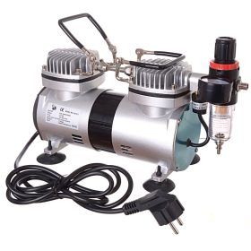   Compresor pentru Aerograf cu Două Pistoane AS-19-2, 35-40 litri/minut, 4.2-6 bar, 230V