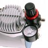 Compresor Airbrush AF18-2 cu Ventilator pentru Salone de Frumusețe, Modelism și Tatuaje