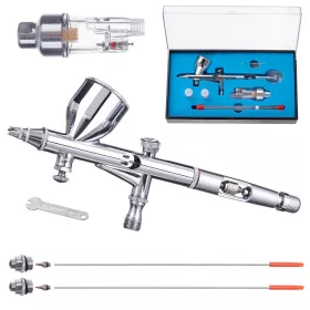   Airbrush Profesional cu 3 Duze și Filtru de Aer cu Separator de Apă Technic HS-80KF (0.2, 0.3, 0.5 mm)