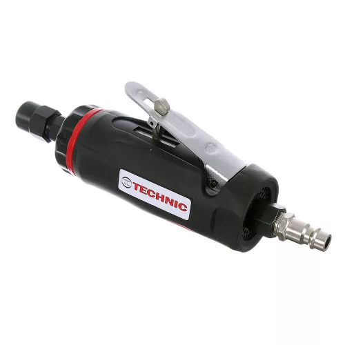 Unealtă Pneumatică de Tăiere și Șlefuire Dreaptă TC Technic AT-012BK, Compatibilă cu Accesorii de 3 și 6 mm