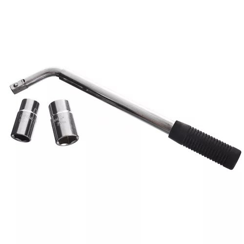 Cheie Telescopică pentru Roți SK1780 cu Adaptoare 17-19-21-23 mm din Oțel Crom-Vanadiu