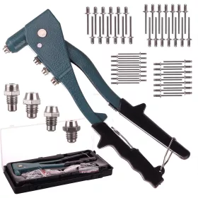   Riveter Manual Profesionist cu Set de Nituri din Aluminiu TC Technic SK2514 - 265 mm