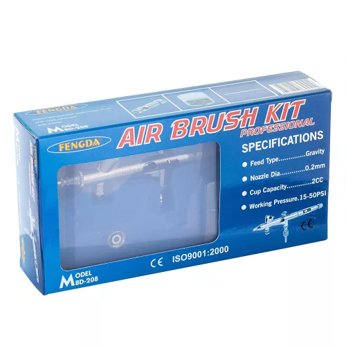 Airbrush pentru Modelare și Body Painting cu Duza de 0,3 mm Fengda BD-208