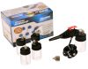 Set Aerograf pentru Modelism cu Duza de 0,5 mm și 5 Rezervoare, Furtun Fengda BD-145