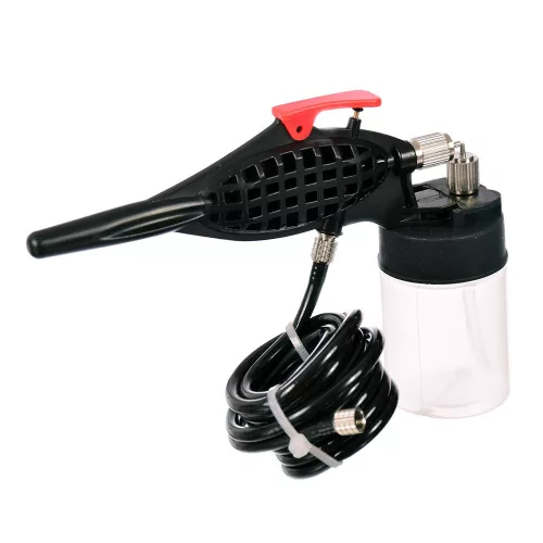 Set Aerograf pentru Modelism cu Duza de 0,5 mm și 5 Rezervoare, Furtun Fengda BD-145