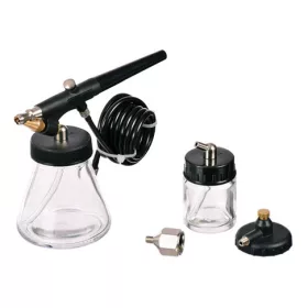   Set Aerograf Fengda BD-138P pentru Compresor Mare cu Rezervor de 80ml și Duza de 0.8 mm
