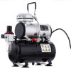 Compresor Airbrush AS-186 cu Rezervor de 3 Litri, Fără Ulei, pentru Pictură Detaliată