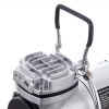 Compresor Airbrush AS-186 cu Rezervor de 3 Litri, Fără Ulei, pentru Pictură Detaliată