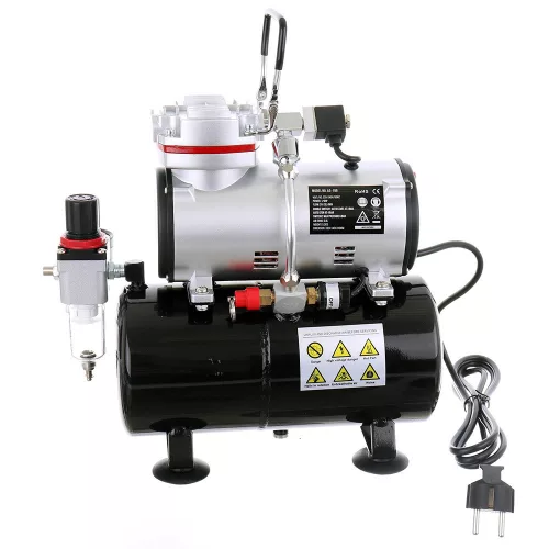 Compresor pentru Pistol de Vopsit cu Rezervor de 3L și Presiune de 6 Bar - Model AS-189