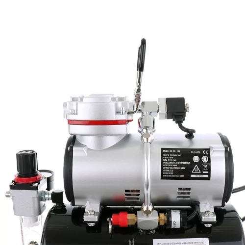 Compresor pentru Pistol de Vopsit cu Rezervor de 3L și Presiune de 6 Bar - Model AS-189
