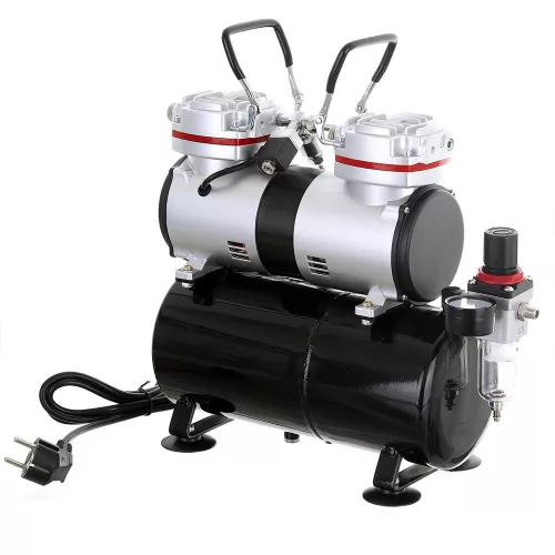 Compresor pentru Pistol de Vopsit cu Două Pistoane, Presiune Mare, 40 l/min, TC Technic AS-196