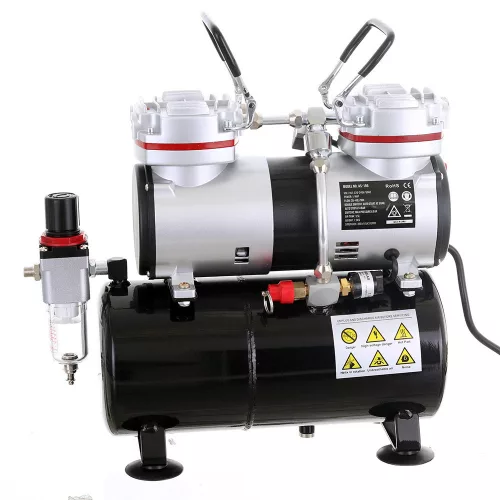 Compresor pentru Pistol de Vopsit cu Două Pistoane, Presiune Mare, 40 l/min, TC Technic AS-196