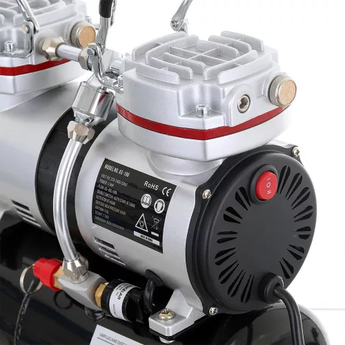 Compresor pentru Pistol de Vopsit cu Două Pistoane, Presiune Mare, 40 l/min, TC Technic AS-196