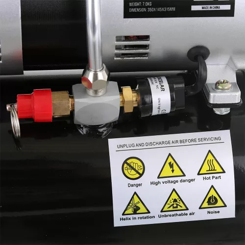 Compresor pentru Pistol de Vopsit cu Două Pistoane, Presiune Mare, 40 l/min, TC Technic AS-196