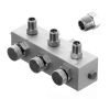 Distribuitor de Aer pentru Pistol de Vopsit cu 3 Ieșiri 1/8" și 1 Intrare 1/4" Technic BD13-3