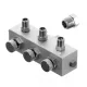 Distribuitor de Aer pentru Pistol de Vopsit cu 3 Ieșiri 1/8" și 1 Intrare 1/4" Technic BD13-3