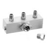 Distribuitor de Aer pentru Pistol de Vopsit cu 3 Ieșiri 1/8" și 1 Intrare 1/4" Technic BD13-3