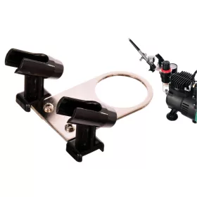   Suport Aerograf Technic BD-H4, Montare pe Regulator Compresor, Metal și Plastic