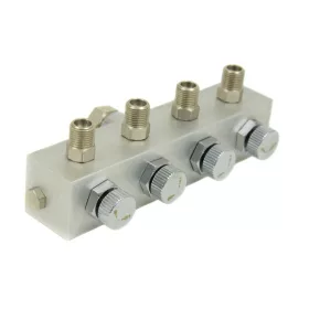   Distribuitor de Aer pentru Pistol de Vopsit cu 4 Ieșiri 1/8" și 1 Intrare 1/4" Technic BD13-4