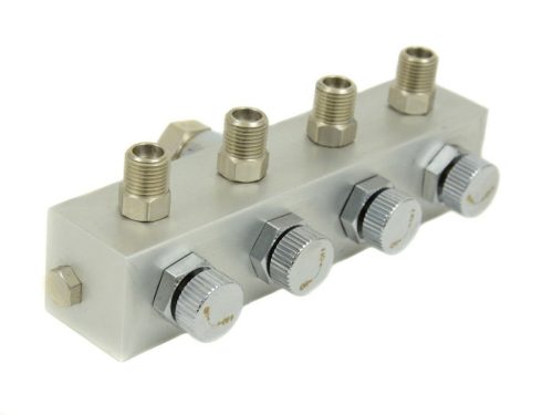 Distribuitor de Aer pentru Pistol de Vopsit cu 4 Ieșiri 1/8" și 1 Intrare 1/4" Technic BD13-4