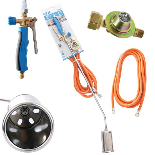 Arzător pentru Acoperiș cu 5 m Furtun de Gaz și Regulator de Presiune CFH 52084
