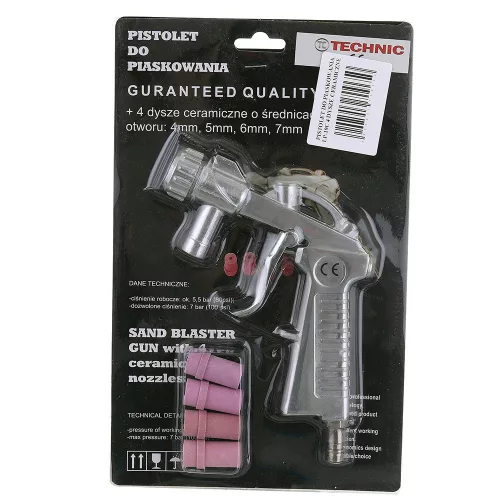 Pistol de Sablat cu 4 Duze Ceramice Homokfúvó Lp-19c