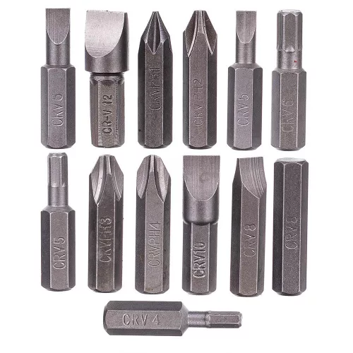Cheie de Impact cu Șurubelniță, Set Profesional HiT LT-A1225, 1/2", 140mm