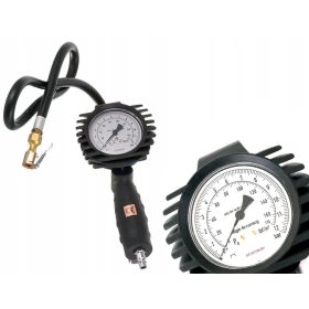   Pistol Profesional de Umflare Anvelope cu Manometru TC Technic CCB-1, Interval 0-12 Bar, Presiune Maximă 15 Bar, Lungime Cablu 1,03 Metri