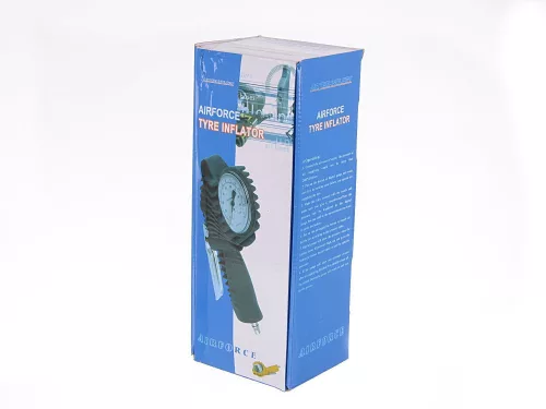 Pistol Profesional de Umflare Anvelope cu Manometru TC Technic CCB-1, Interval 0-12 Bar, Presiune Maximă 15 Bar, Lungime Cablu 1,03 Metri