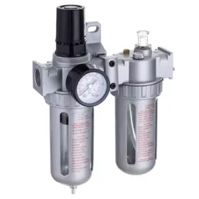   Filtru de Aer cu Reductor și Lubrifiant, 2 Microni, AFRL804, pentru Sisteme Pneumatice