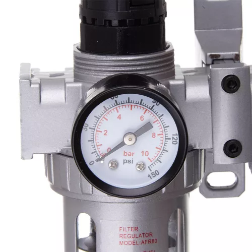 Filtru de Aer cu Reductor și Lubrifiant, 2 Microni, AFRL804, pentru Sisteme Pneumatice