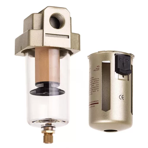 Filtru de Aer, Separator de Ulei și Dehidrator 3/4" Technic AF4000-06, Filtrare 0,04 mm, Debit 4000 L/min, Presiune max. 14,7 bar