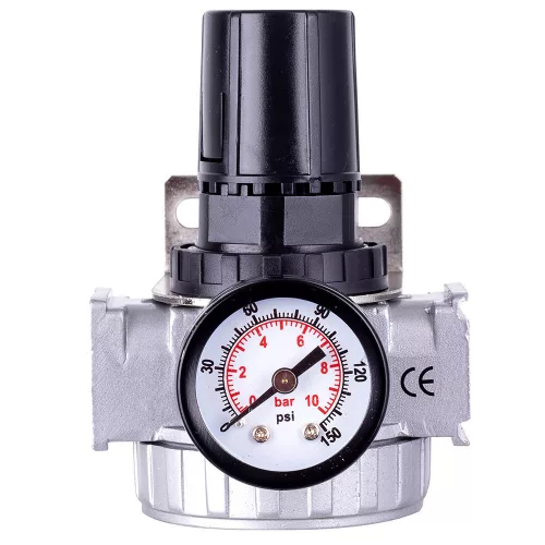 Regulator de Presiune AR804 cu Manometru, 1/2" pentru Compresor