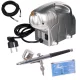 Set Complet Airbrush pentru Studiouri și Salone de Body Painting TC Technic AS16K cu Furtun de 1,8 m și Duza de 0,3 mm