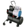 Compresor Airbrush AF186, 1/6 CP, 125 W, Fără Ulei, Ventilator Răcire, 3L