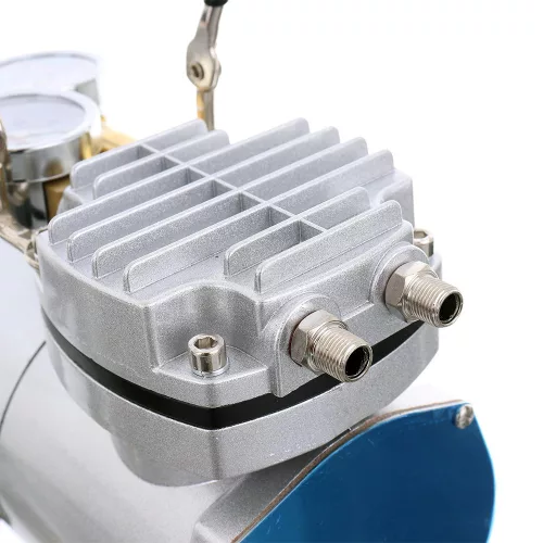 Compresor și Pompă de Vid pentru Aerograf Tehnic AS20W cu Carcasă Metalică