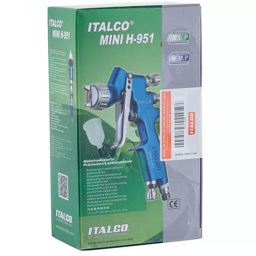 Pistol de Vopsit Mini Exclusiv Italco H-951 HVLP 1,0 mm, 250 ml