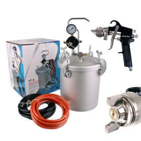   Unitate de Vopsire cu Pistol de Pulverizare, Furtun și Rezervor de 8 Litri Auarita PT-8, Duza 2,0 mm