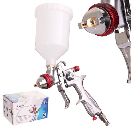 Pistol de Pulverizare Auarita H-887P HVLP 2,5 mm, 600 ml, Oțel Inoxidabil, Presiune Medie