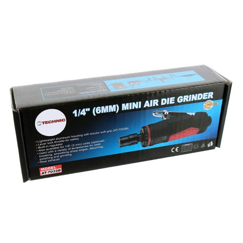 Polizor Pneumatic Drept Technic At-7032 cu Corp Ușor din Aluminiu și Compatibilitate cu 6 mm