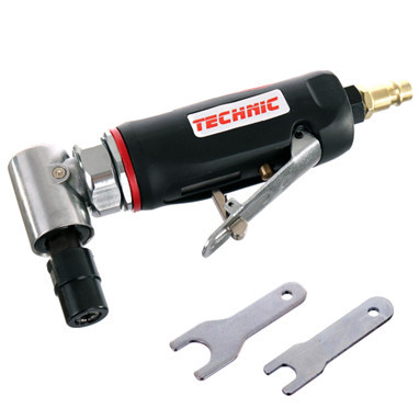 Polizor unghiular pneumatic Technic AT-7034B, compatibil cu tije de 6 mm, viteză de rotație 20.000 rotații/minut, consum aer 100 L/minut