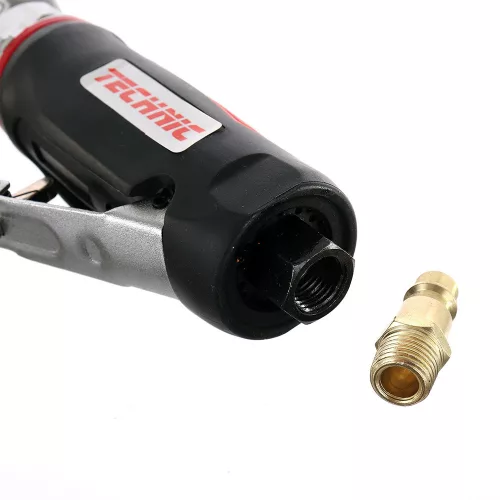 Polizor unghiular pneumatic Technic AT-7034B, compatibil cu tije de 6 mm, viteză de rotație 20.000 rotații/minut, consum aer 100 L/minut