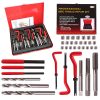Set Profesional de Reparații Filete cu Tarozi și Burghie din Oțel Rapid HSS4341 în Valiză Metalică, M6-M10 (88 de piese) - TC Technic SK2019