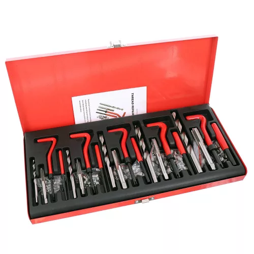 Set Profesional de Reparații Filete cu Filetatoare în Geantă Metalică M5-M12, 131 Piese, TC Technic SK2020