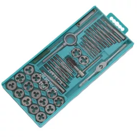   Set de Presă din Oțel cu 40 de Piese, Model SK1894, pentru Calibrare și Filetare