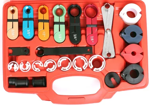 Set Profesional TC Technic SK1430 pentru Conectori de Combustibil și Montajul Țevilor de Aer Condiționat