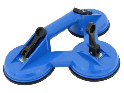 Ventuză pentru Sticlă, Suport Sticlă cu 3 Ventuze de 115 mm, Capacitate 130 kg - TC Technic SK2905
