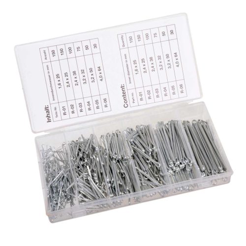 Set de Șuruburi Drepte din Oțel în Cutie de Plastic (555 Bucăți) TC Technic SK2423