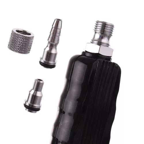 Set Aerograf Fengda BD-116K cu 2 Rezervoare Laterale și 3 Duze de 0.2, 0.3, 0.5 mm